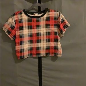 Plaid Crop Top